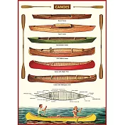 美國 Cavallini & Co. wrap 包裝紙/海報 獨木舟