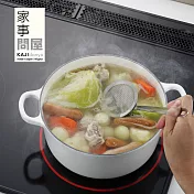 【家事問屋】日本製304不鏽鋼過濾撈網勺(過濾湯汁、撈取油脂雜質)