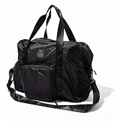 日本 KiU 107900 黑色 高機能空氣感 可秒收摺 防潮防水 隨身旅行袋