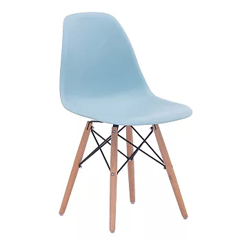 E-home 二入組 EMS北歐經典造型餐椅 六色可選藍色x2