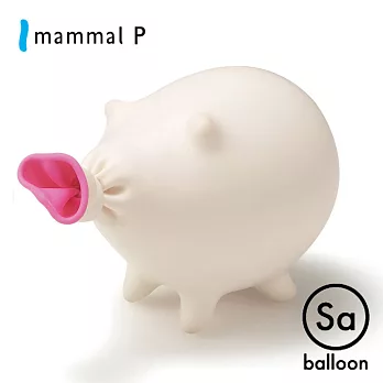 【AnnZen】《日本Marusa》日本職人製作-天然橡膠 紓壓療癒小物玩偶-小豬白