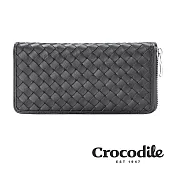 【Crocodile】Crocodile Knitting系列多功能拉鍊包 0103-601 黑色