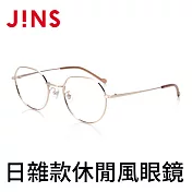 JINS 日雜款休閒風眼鏡(AUMF20A014)粉金色