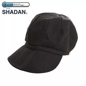 日本NEEDS涼感Coolmax速乾小臉遮陽帽#79800典雅黑(99%抗UV可折疊,帽緣9公分)典雅黑 典雅黑