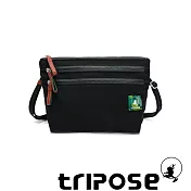 tripose  MIN多功能袋中袋斜背包 潮感黑