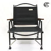 ADISI 望月復古椅 AS20033 (戶外休閒 露營桌椅 武椅 折疊椅 導演椅)黑色