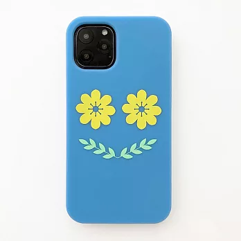 【Candies】Simple系列 Smile Flower(藍) - iPhone 11 Pro