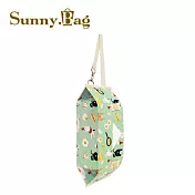 Sunny Bag x 貓小姐Ms.Cat-抽取式衛生紙套_蛋蛋的N種吃法-綠
