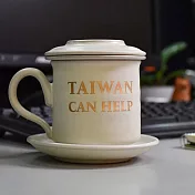陶作坊|同心杯組 TAIWAN CAN HELP 限量版-白