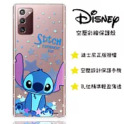 【迪士尼】三星 Samsung Galaxy Note20 5G 星星系列 防摔氣墊空壓保護套(史迪奇)