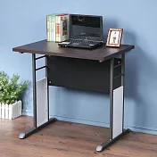 《Homelike》巧思80x60辦公桌(炫灰桌腳)深灰色