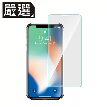 嚴選 iPhone Xs 非滿版疏水疏油鋼化玻璃保護貼(5.8吋）