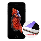 APPLE iPhone6S 4.7吋 3D曲面9H全滿版鋼化玻璃貼(黑)