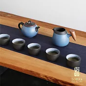 【陸寶LOHAS】金喜環茶組 金喜祝福 品茗茶趣 經典藍