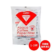 日本CAFEC 麻纖維酸素漂白濾紙400張-1-2杯(4入組)