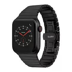 LAUT Apple Watch 42 / 44 mm LINKS 不鏽鋼鍊條式錶帶 ─太空黑