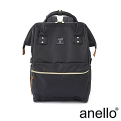 anello 新版基本款2代R系列 防潑水強化 經典口金後背包 Regular size─ 黑色