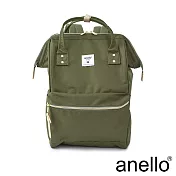 anello 新版基本款2代R系列 防潑水強化 經典口金後背包 Regular size-橄欖綠