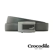 【Crocodile】Crocodile 鱷魚皮件 真皮自動扣皮帶 0101-42020-01 38 黑色