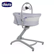 chicco-Baby Hug4合1餐椅嬰兒安撫床Air版-極簡灰