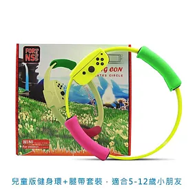 博客來 Switch 副廠 健身大冒險 健身環 兒童版