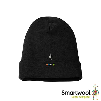 Smartwool NTS 250 反摺毛帽黑色