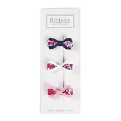 英國Ribbies 雙色緞帶蝴蝶結3入組-Blake
