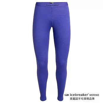 【紐西蘭Icebreaker 】女 Oasis 保暖貼身長褲-BF200-水藍 / IB104383-510