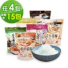 如意素香鬆x樂活e棧-素香鬆4包(口味任選)+低卡蒟蒻米15包牛蒡酥x2+紅毛苔x2