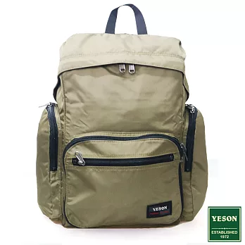 YESON - 商旅輕遊可摺疊式大容量後背包-茶色茶色
