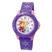 DF童趣館 - 迪士尼系列米奇防潑水雙色殼兒童手錶-共7色雙色殼錶-冰雪奇緣