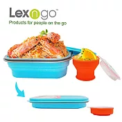 Lexngo可折疊午餐組-大藍色
