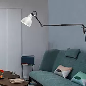 H&R安室家 伸縮長桿萬能工作壁燈 ZA0034白