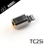 ddHiFi TC25i Lightning(公)轉2.5mm(母)音樂轉接頭
