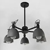H&R安室家  5燈CANDY吊燈 ZA0167灰色