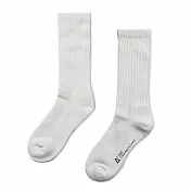WARX除臭襪 經典素色高筒襪M白色