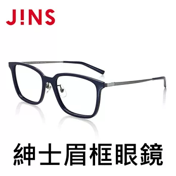JINS 紳士方框眼鏡(特AMRF18S029)海軍藍