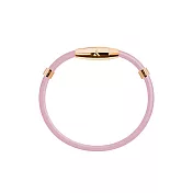 &MORE愛迪莫 鈦鍺能量手環 MEGA-X5 特仕版 玫瑰金色 女款-粉紅L