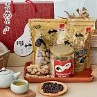 《喜笑花生》喜笑三寶禮盒(黑金剛花生300g*2包+黑金剛原味花生糖300g*1入/盒)