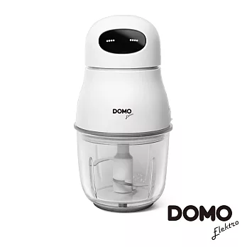 DOMO多功能無線調理玻璃杯攪拌機/絞肉機/寶寶輔食/醬料製作(DO-CR306)純淨白