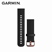 【GARMIN】QUICK RELEASE 矽膠錶帶 黑金錶帶