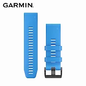 【GARMIN】QUICKFIT 26mm 矽膠錶帶青藍色