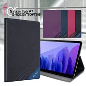 CITYBOSS for 三星 Samsung Galaxy Tab A7 10.4 (2020)T500 T505 運動雙搭隱扣皮套桃