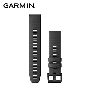 GARMIN QUICKFIT 22mm 矽膠錶帶 灰矽膠錶帶