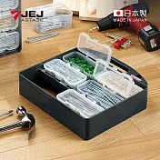 【日本JEJ】日本製6格可拆組合式分類手提零件箱