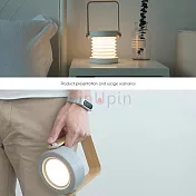 PinUpin 手提燈籠燈usb無線充電 led小夜燈台燈 (3色選) 青灰