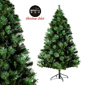 摩達客耶誕-6呎/6尺(180cm)PVC+ 松針深淺綠擬真混合葉聖誕樹 裸樹(不含飾品不含燈)本島免運費