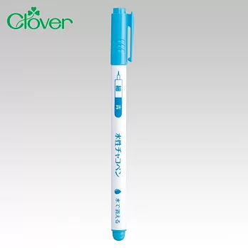 日本可樂牌Clover細頭水消筆水洗筆24-412可水洗記號筆(藍色)