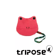 tripose 輕鬆生活青蛙造型零錢包(共14色) 晨曦紅
