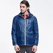 【荒野wildland】男15D天鵝絨防風保暖外套經典藍色XL經典藍色